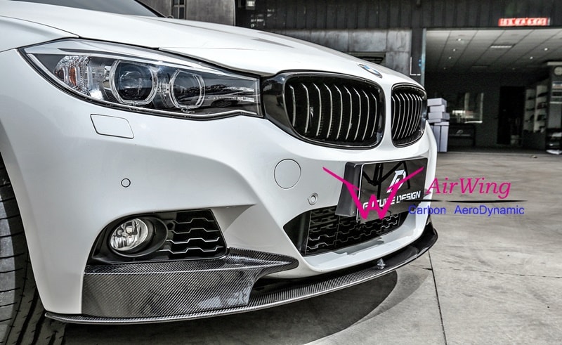 BMW F34 3GT Performance carbon front lip (M-TECH bumper) 3PCS 02